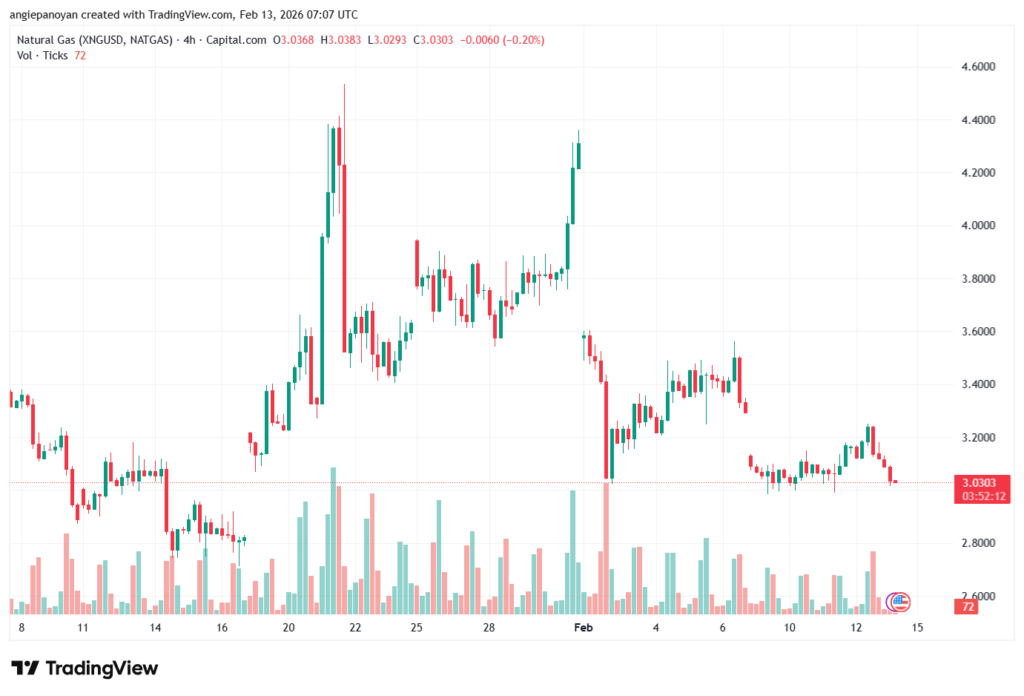 تحليل الغاز الطبيعي NATURAL GAS 13-02-2026