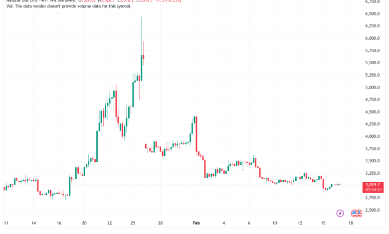 تحليل الغاز الطبيعي NATURAL GAS 17-02-2026