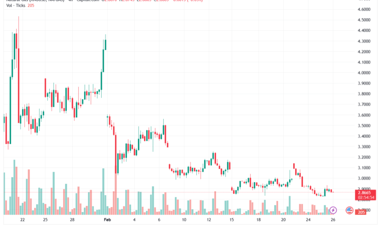 تحليل الغاز الطبيعي NATURAL GAS 26-02-2026