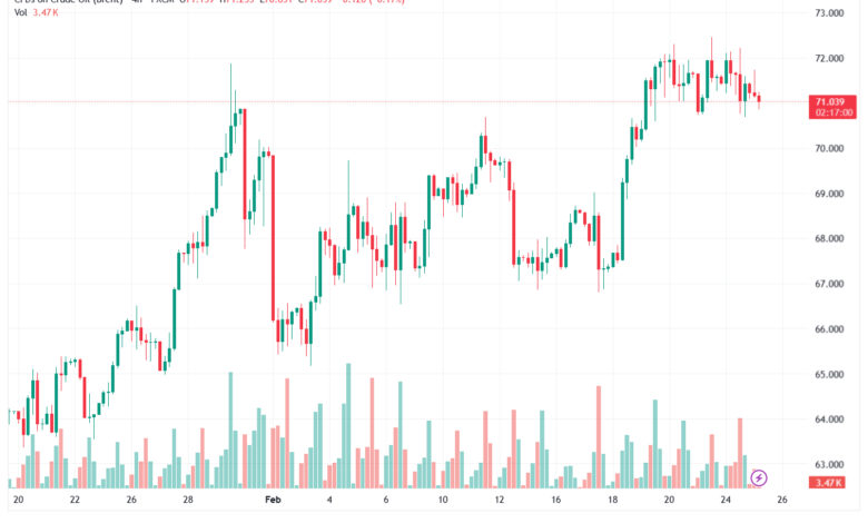تحليل خام برنت 25-02-2026 BRENT OIL