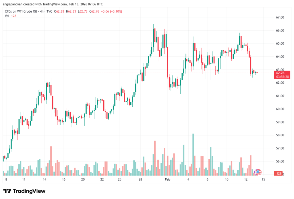 تحليل النفط CRUDE OIL -13-02-2026