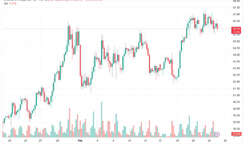 تحليل النفط CRUDE OIL -25-02-2026