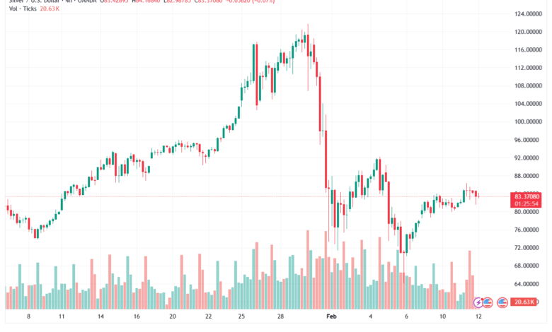 تحليل الفضة 12-02-2026 SILVER XAGUSD