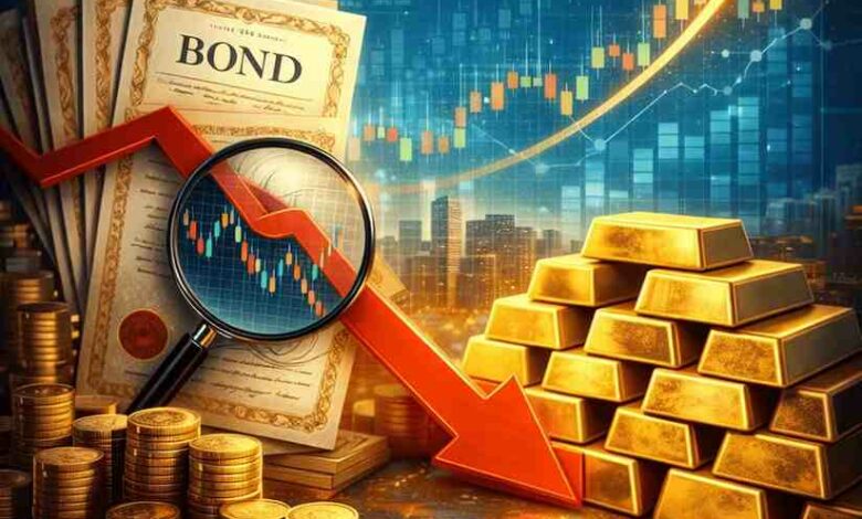 ما هو تأثير سوق السندات على أسعار الذهب