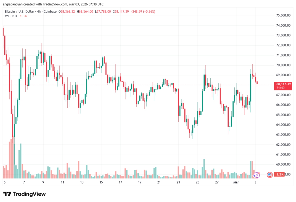 تحليل البتكوين دولار BTCUSD-03-03-2026