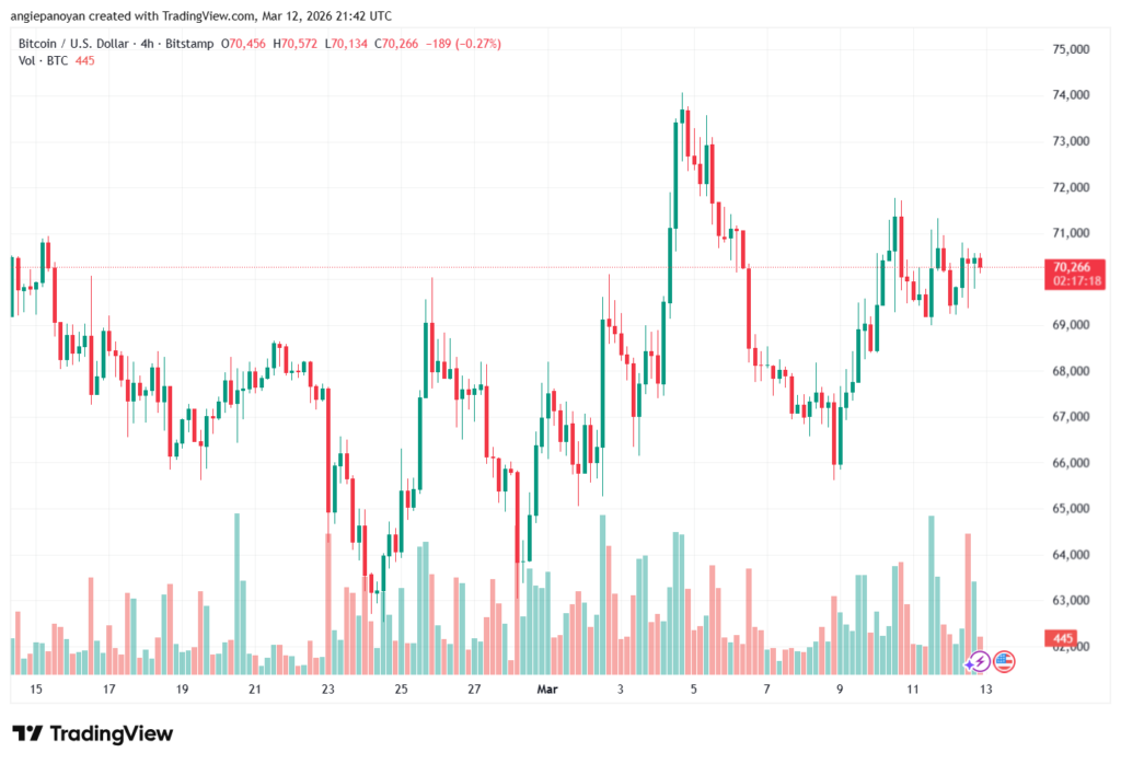تحليل البتكوين دولار BTCUSD-13-03-2026