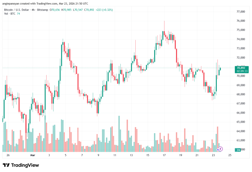 تحليل البتكوين دولار BTCUSD-24-03-2026