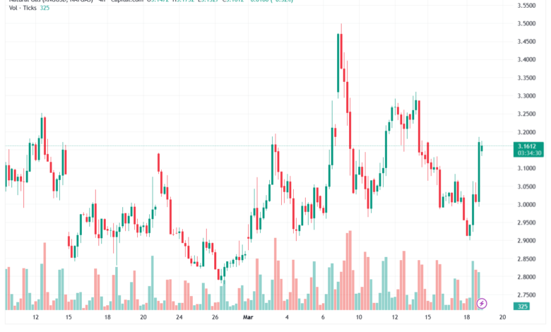 تحليل الغاز الطبيعي NATURAL GAS 19-03-2026