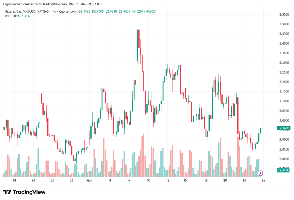 تحليل الغاز الطبيعي NATURAL GAS 26-03-2026