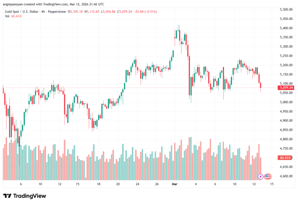 تحليل الذهب-XAUUSD-13-03-2026